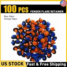 100PCS Fender Retainer Flare Clips 75495-35010 For 2006-2015 2005 Toyota Tacoma