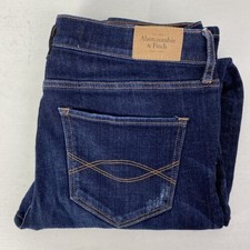 Abercrombie & Fitch Womens Brett Distressed Slim Jeans Size 29 Very Good JBF6