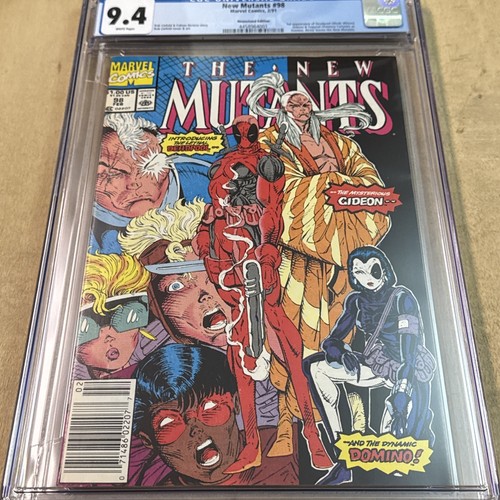 New Mutants #98 CGC 9.4 Newsstand Incredible Looking Book! 1st App of Deadpool