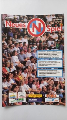 Stadium booklet 05/06 Eintracht Norderstedt vs SV Börnsen SC Europa stadium newspaper