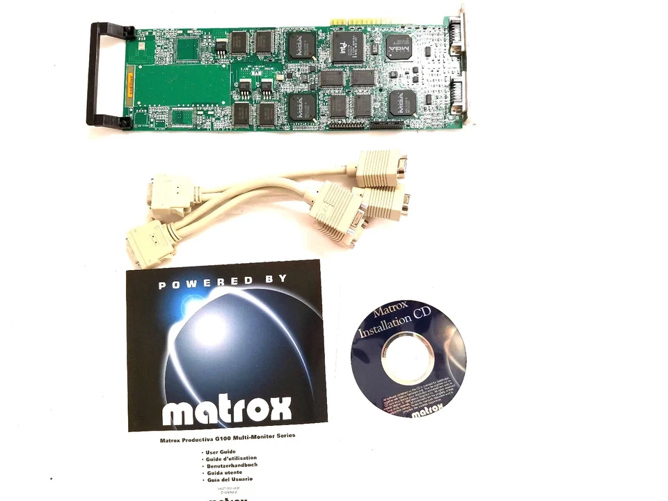 Matrox Quad G100 HP G+/QUADP/HP 8MB PCI Video Card NEW . - Image 3 of 4