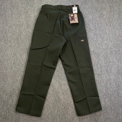 Dickies Y2K Double Knee Work Pants Adult 38x34 Dark Forest Green