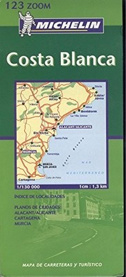 Costa Blanca 123 Michelin Zoom Map: No. 123 by Michelin 2067100742 FREE Shipping