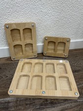 3 accendini Zippo da collezione - telaio - supporto a parete