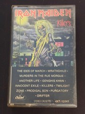 Iron Maiden Killers Original Cassette 1981 Capitol Records 4XT-12141 / 1 Owner