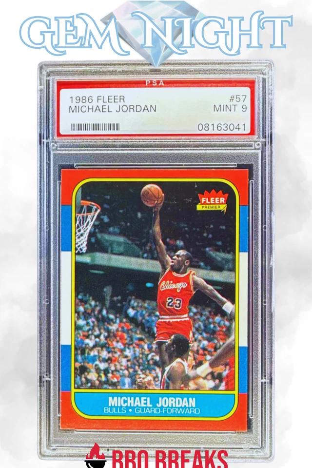 1986 Fleer Jordan Rookie PSA 9 & High End All Night!!