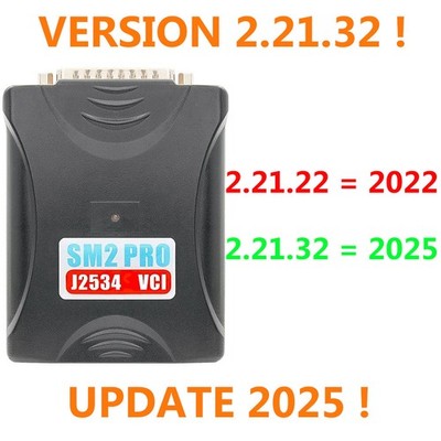 SM2 PRO 2.21.32 2025 Chiptuning & OEM Software PKW & LKW VCI für Xentry ODIS usw