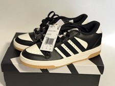 Adidas Break Start J Black White Gum Bottom - Unisex Kids Size 4.5 - JI4563