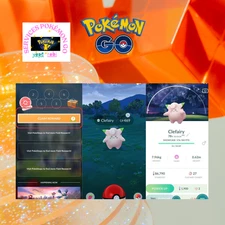 Pokémon go❀❀Shiny Clefairy❀❀Astronomical Observatory Background-Tr❀de or P❀T❀C