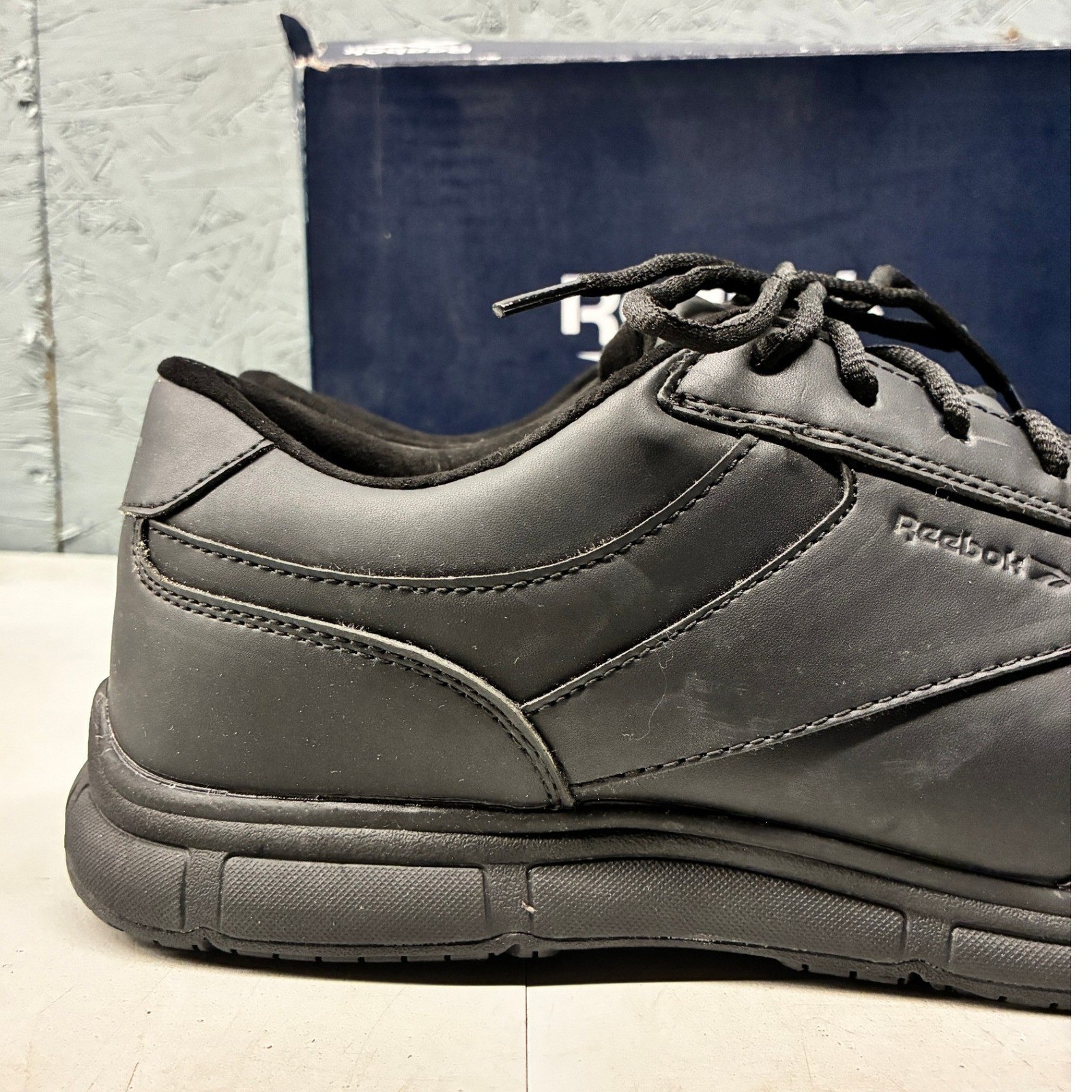 Reebok Jorie LT Work Shoes Men's 13 Extra Wide Black Soft Toe EH NWB thumbnail 3