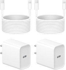 10 Ft Iphone Fast Charger, 2-Pack 20W Super Fast Charger with Long Fast Charging