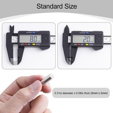 100Pcs Small Strong Magnets  8x2mm Refrigerator Magnets  Mini Round Magnets for...