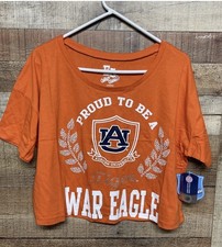 Auburn University Tiger War Eagle Cutoff Crop Top, Multiple Sizes.