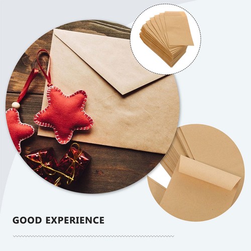 50 Pcs Seed Envelope Office Coin Storage Brown Envelopes for Money - Picture 9 of 12