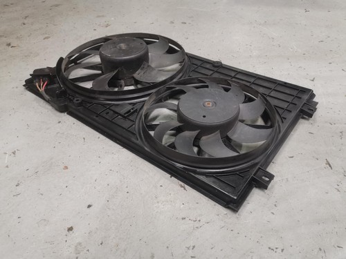 VOLKSWAGEN GOLF FAN DUAL FAN ASSY, 1.4, PETROL, CAVD CODE, GEN 6, 10/08-01/16 08