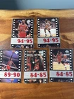 Michael Jordan wearing #12 and #45 + rookie years Upper Deck 1998 5 Card Lot
