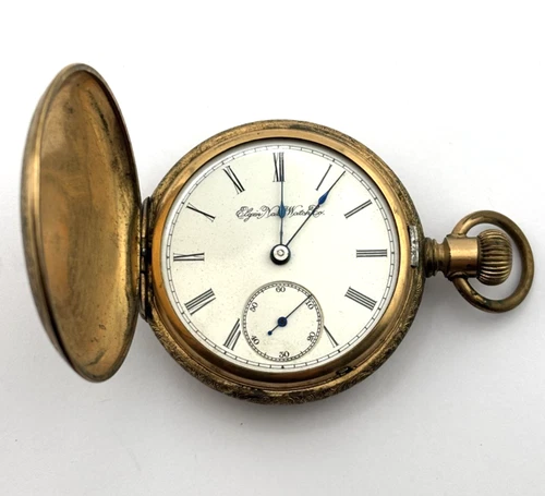 Elgin  1896  Antique Mechanical Pocket Watch 7J  18s  6154110 NON-WORKING