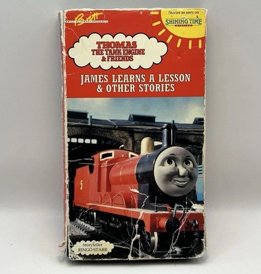 Thomas the Tank Engine & Friends James Learns A Lesson VHS Video Tape Train Show