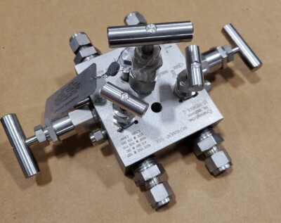 SWAGELOK,  SS-VB5NBF8-G 5-VALVE INSTRUMENT MANIFOLD
