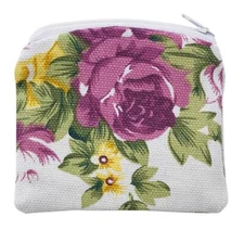 Flower Rosary Pouch with anti tarnish liner