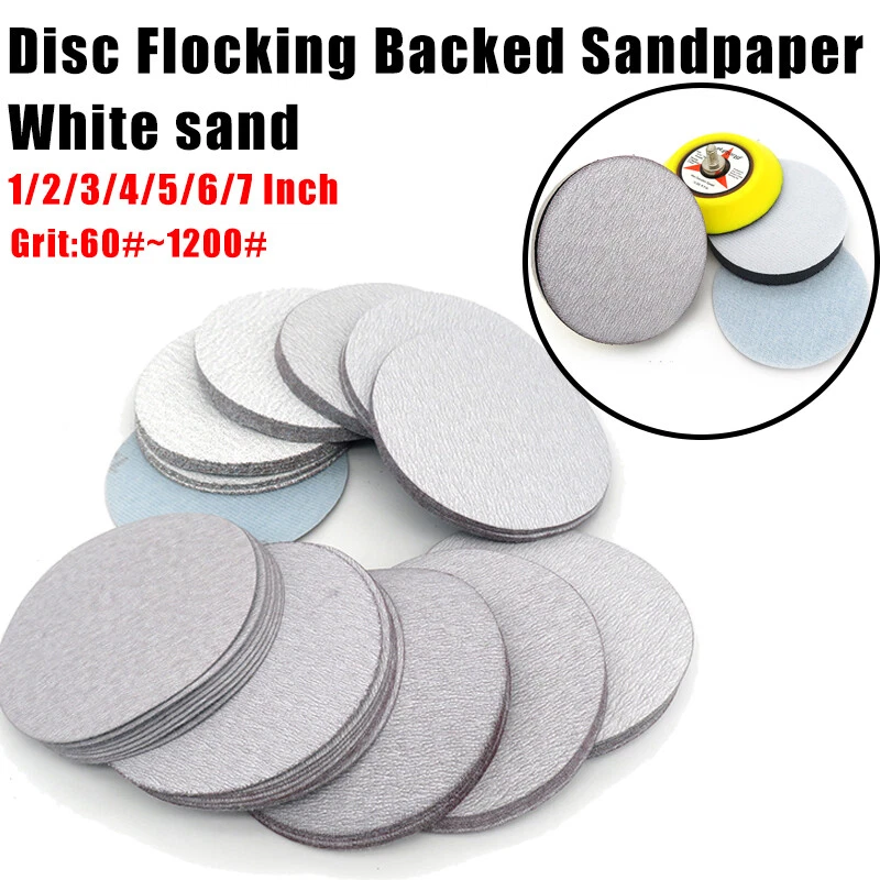 Dry Sanding Discs Hook and Loop Abrasive Sandpaper Pads 25 50