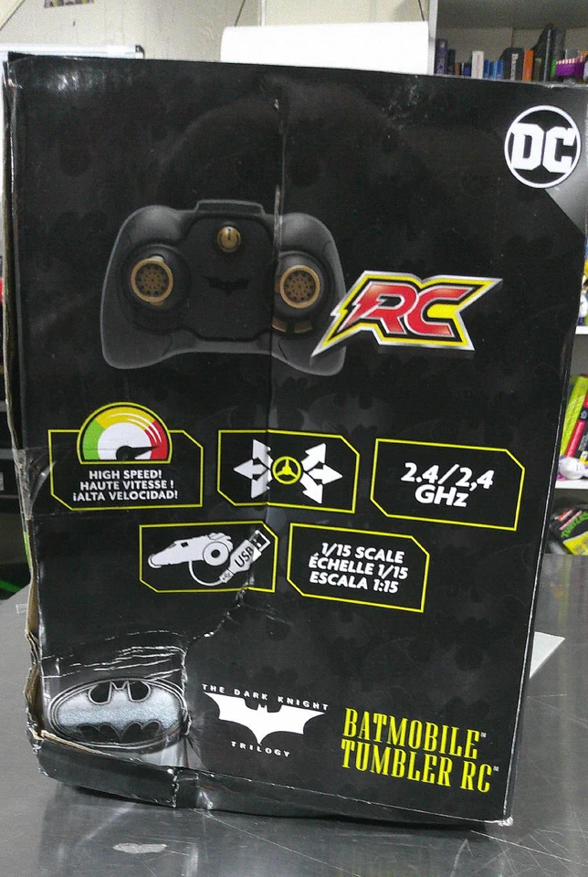 Vaso Batimóvil RC DC Comics The Dark Knight Trilogy Foto 4 de 4