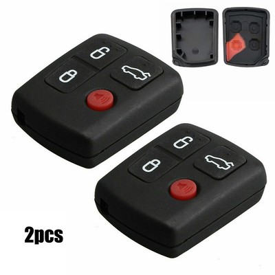 2*Für Ford BA BF Falcon Limousine/Kombi Keyless Car Remote 4 Button Keypad Shell