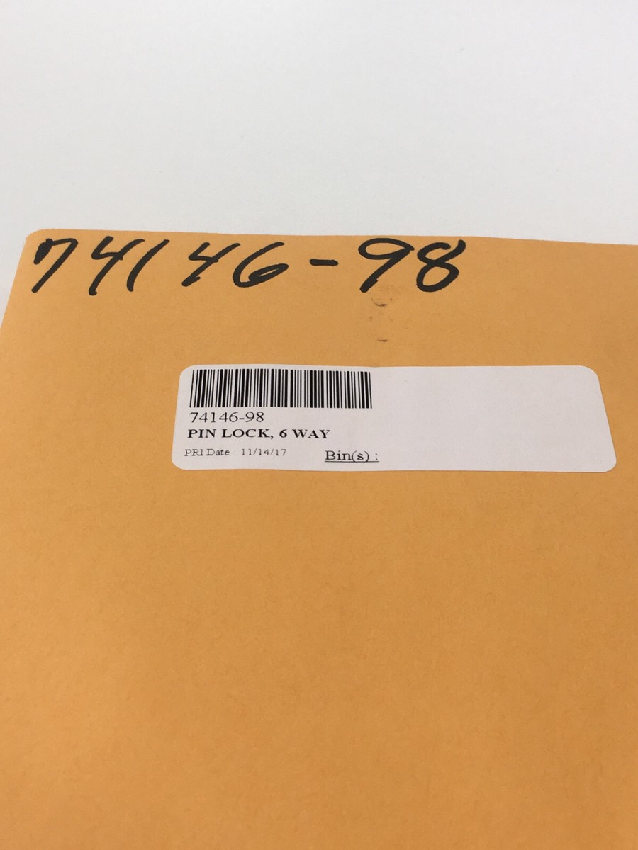 NOS OEM Genuine Harley Davidson 6-Way Lock Pin P/N 74146-98 NEW | eBay