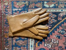 New Brown Leather Tagless Gloves Size 8