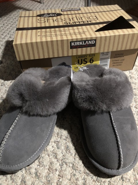 kirkland sheepskin slippers