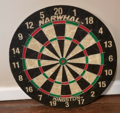 EastPoint Sports Official Size 18'' Bristle Dartboard Premium Norwhal Kingston
