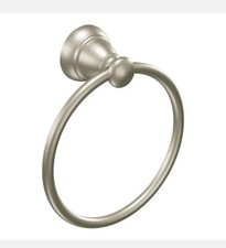 Moen Banbury Brushed Nickel Towel Ring Spot Resist Aluminum OPEN BOX