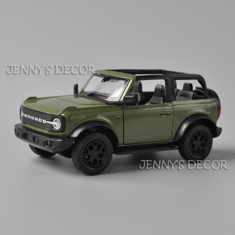 1:36 Scale Diecast Model Car Toy Ford Bronco No Roof Pull Back