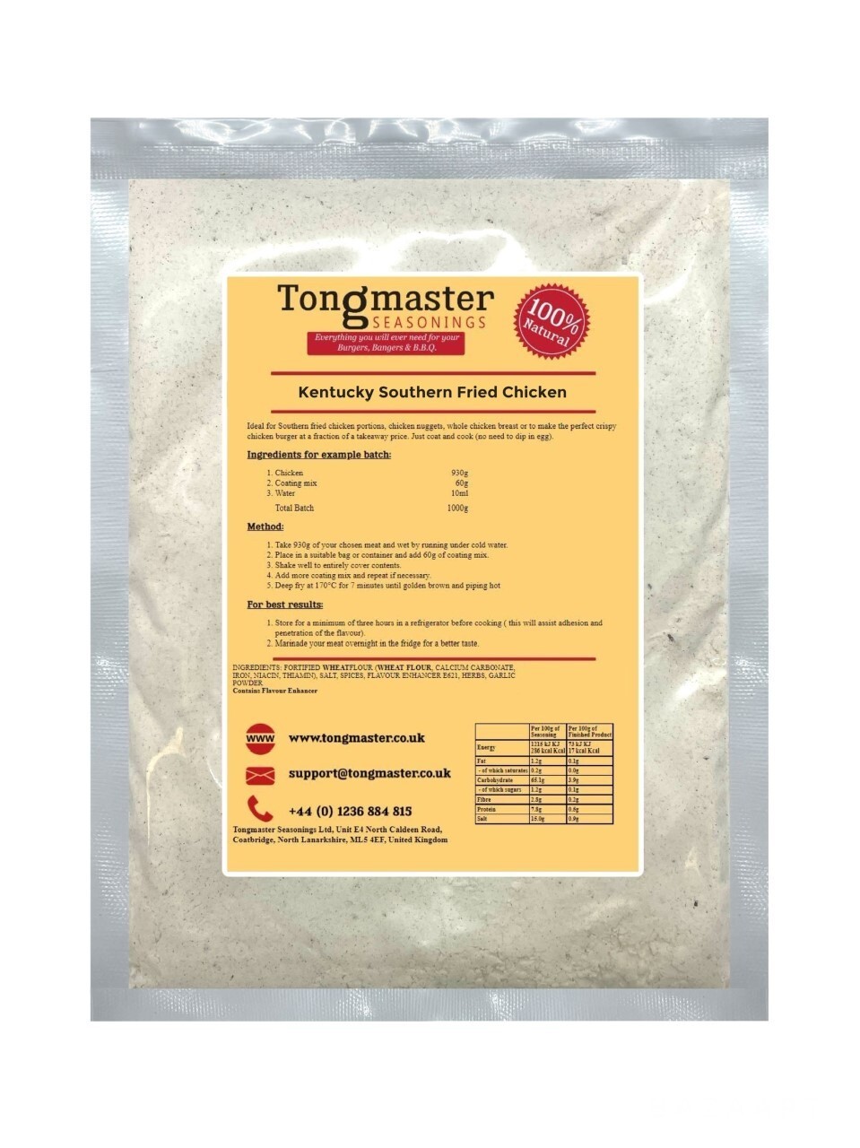Kentucky Southern Fried Chicken Coater  - 1kg