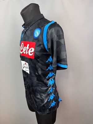 NAPOLI 2018 2019 AWAY SHIRT FOOTBALL SOCCER JERSEY KAPPA MENS SIZE
