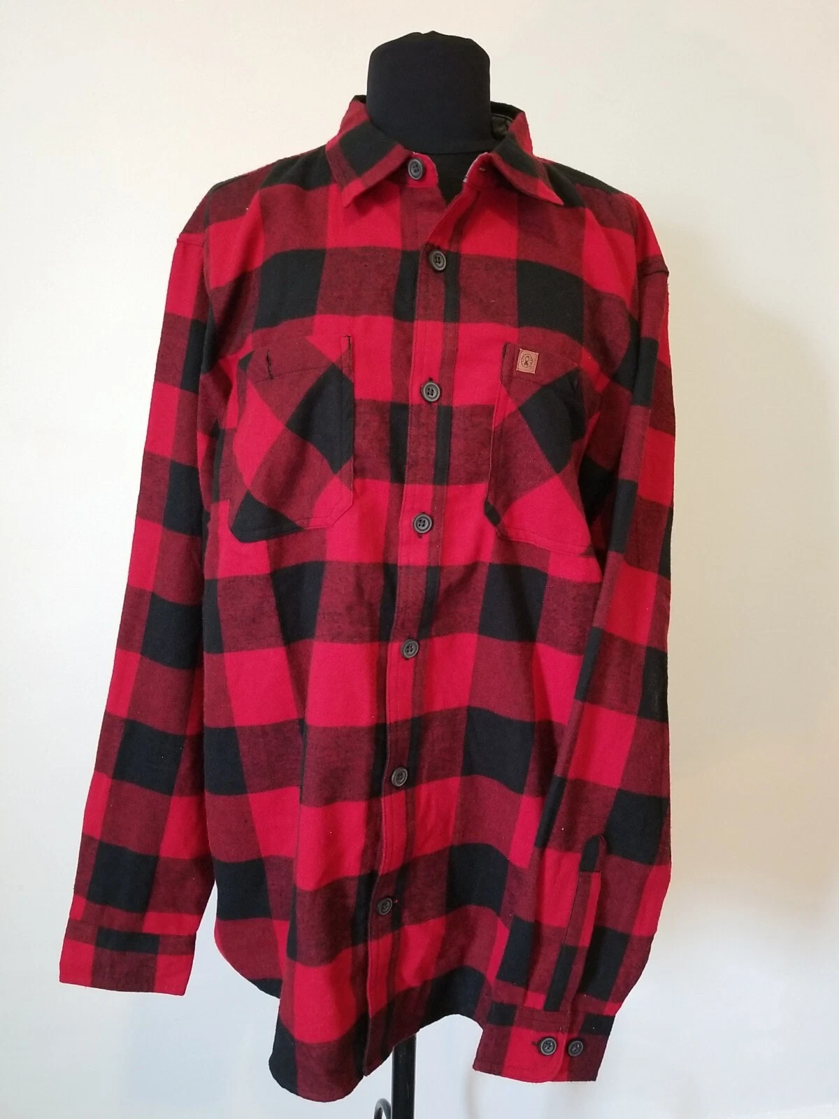 Coleman Men XLarge Long Sleeve Button Down Flannel Top 100% Cotton