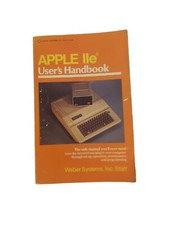 1983 Apple lle Users Handbook Manual Websters...