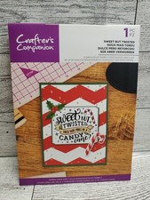 CCH2 Crafters Companion Christmas Sweet But Twisted Clear Acrylic Stamp