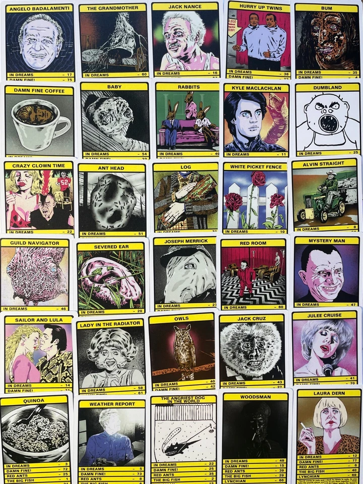 DAVID LYNCH Trumps Card Game (Twin Peaks, Eraser Head, Blue Velvet, Dune) - Image 2 of 4