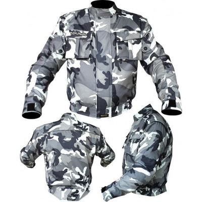 Giacca Moto in Cordura JF-Pelle 3104 BN Mimetico-PROTEZIONI