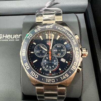 TAG HEUER watch Formula 1 chronograph 43mm quartz blue CAZ1014.BA0842