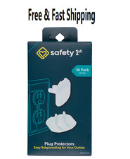 Safety 1st Plug Protectors, 36 Count, White Free Shipping