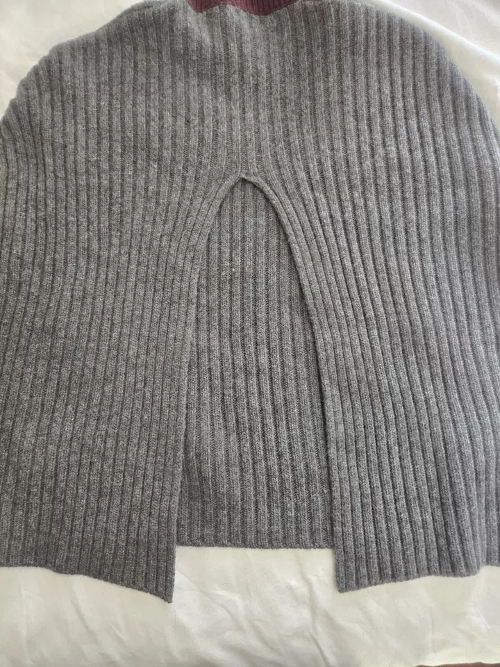 Capa de Lana Marni Gris Y Borgoña Talla 42 Europea Foto 4 de 4