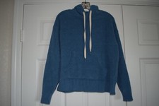 Women's Size M UGG Blue Sherpa Fleece Hoodie