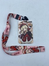 Genshin Impact Student ID Bus Bank Card Holder Keychain Card Case Pendant Strap