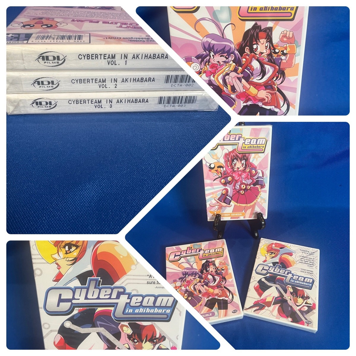 Lot of 3 Cyberteam In Akihabara Volumes 1 2 3 Cyber Trouble Cyber