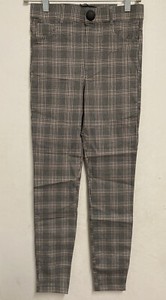 zara checked leggings