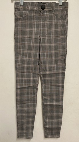 NEW ZARA Woman Grey WHITE CHECKED 