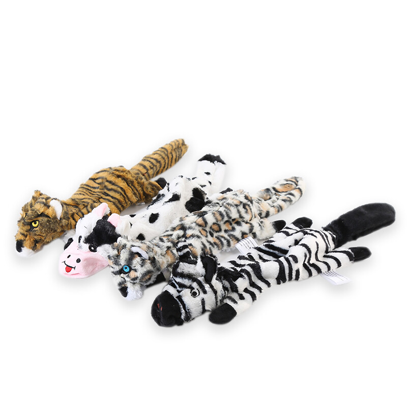 4 Pcs Dog Squeaky Toys Durable Plush Toy For Puppy Small Dogs Pets W/ Squeaker E - Foto 12