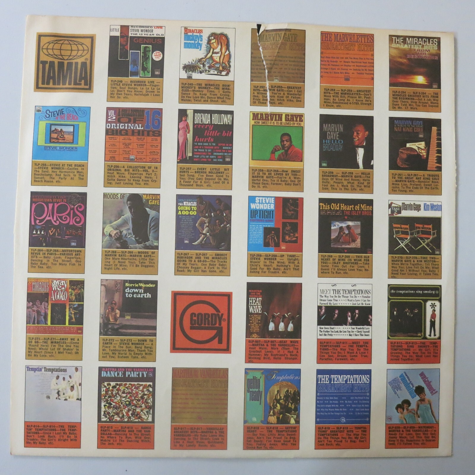 The Temptations Temptations Live Gordy G921 OG '66 VG+/VG DG Funk